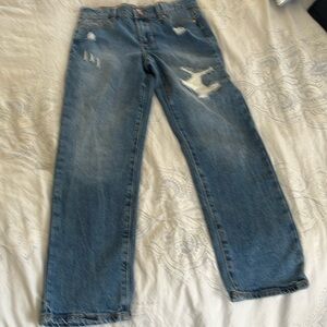 Jordache girlfriend jeans size 10 .   Adjustable waistband.